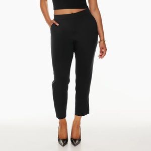 Babaton Sz 4 Black Conan Cropped Pant